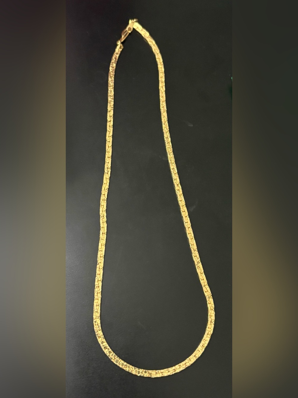 Vintage Style 16 Inch Gold Plated Necklace